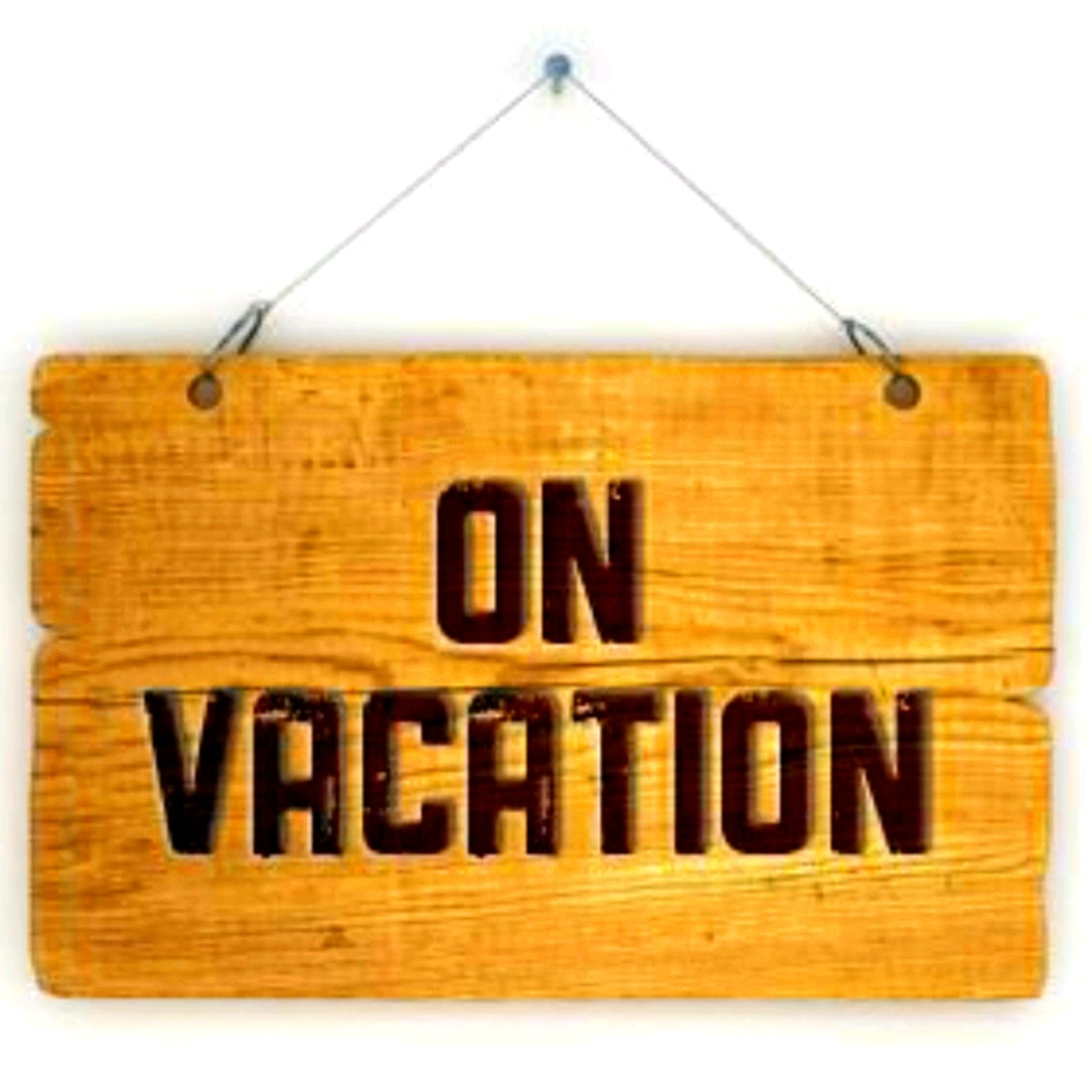 I'm on vacation from March 24- April  12.